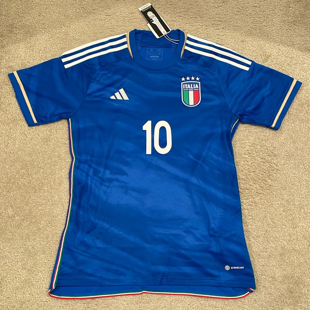 Men's adidas Italy Home Jersey 2023 customized R. Baggio #10 size M NWT